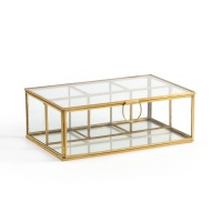 Коробка-витрина С несколькими отделениями Uyova единый размер желтый LA REDOUTE INTERIEURS  фото, kupilegko.ru